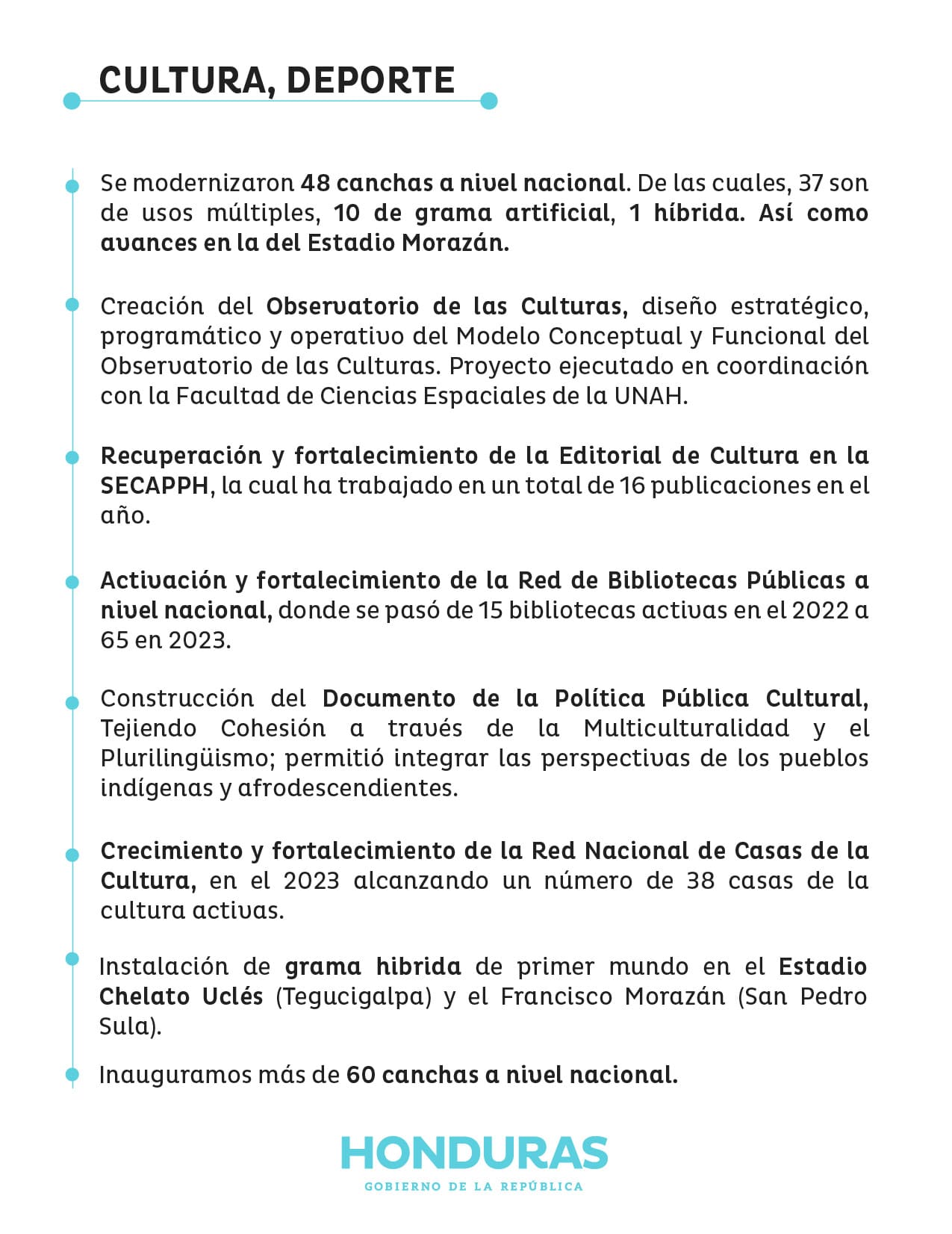 Logros 2022-2024 del Gobierno del Socialismo Democrático en Cultura y Deportes