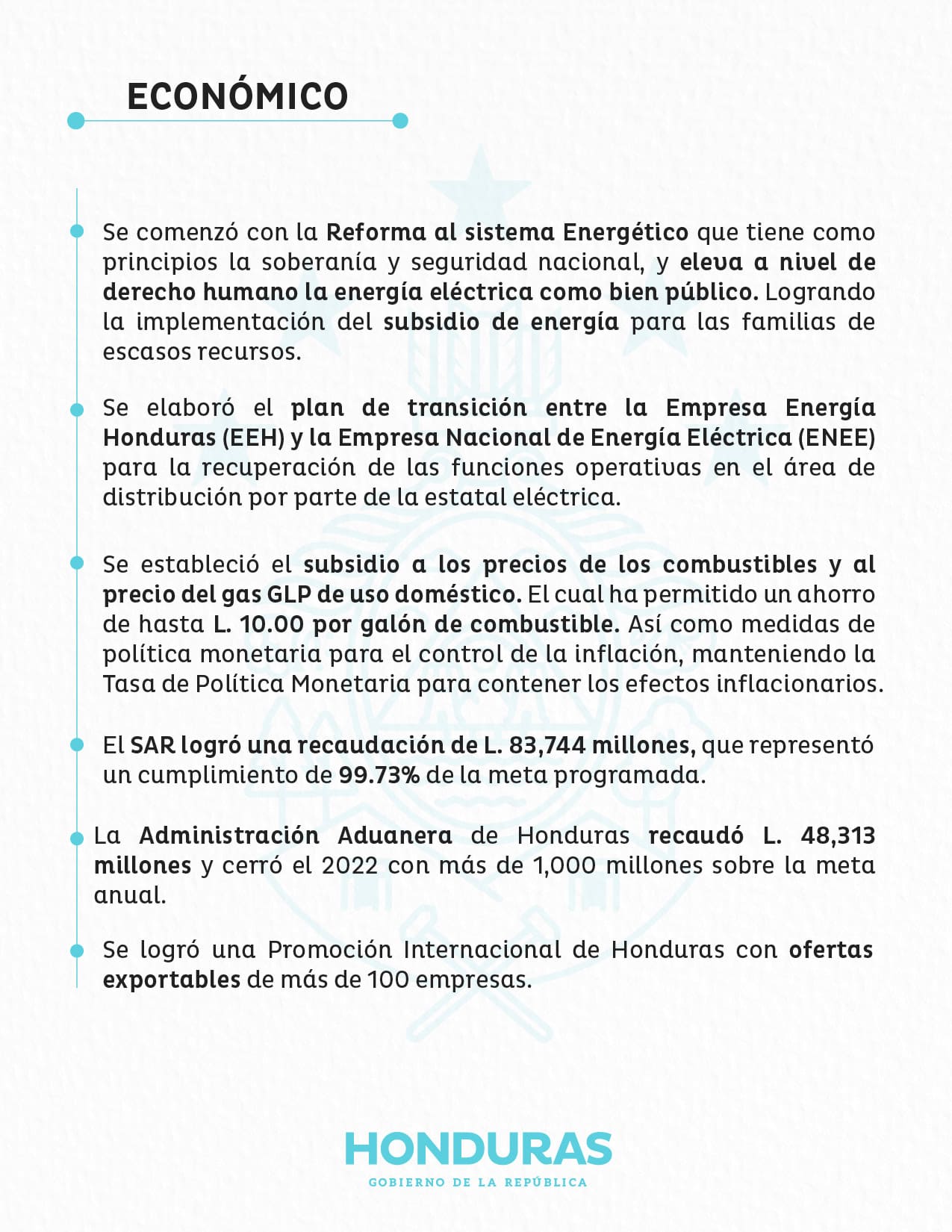 Logros 2022-2024 del Gobierno del Socialismo Democrático en lo Económico