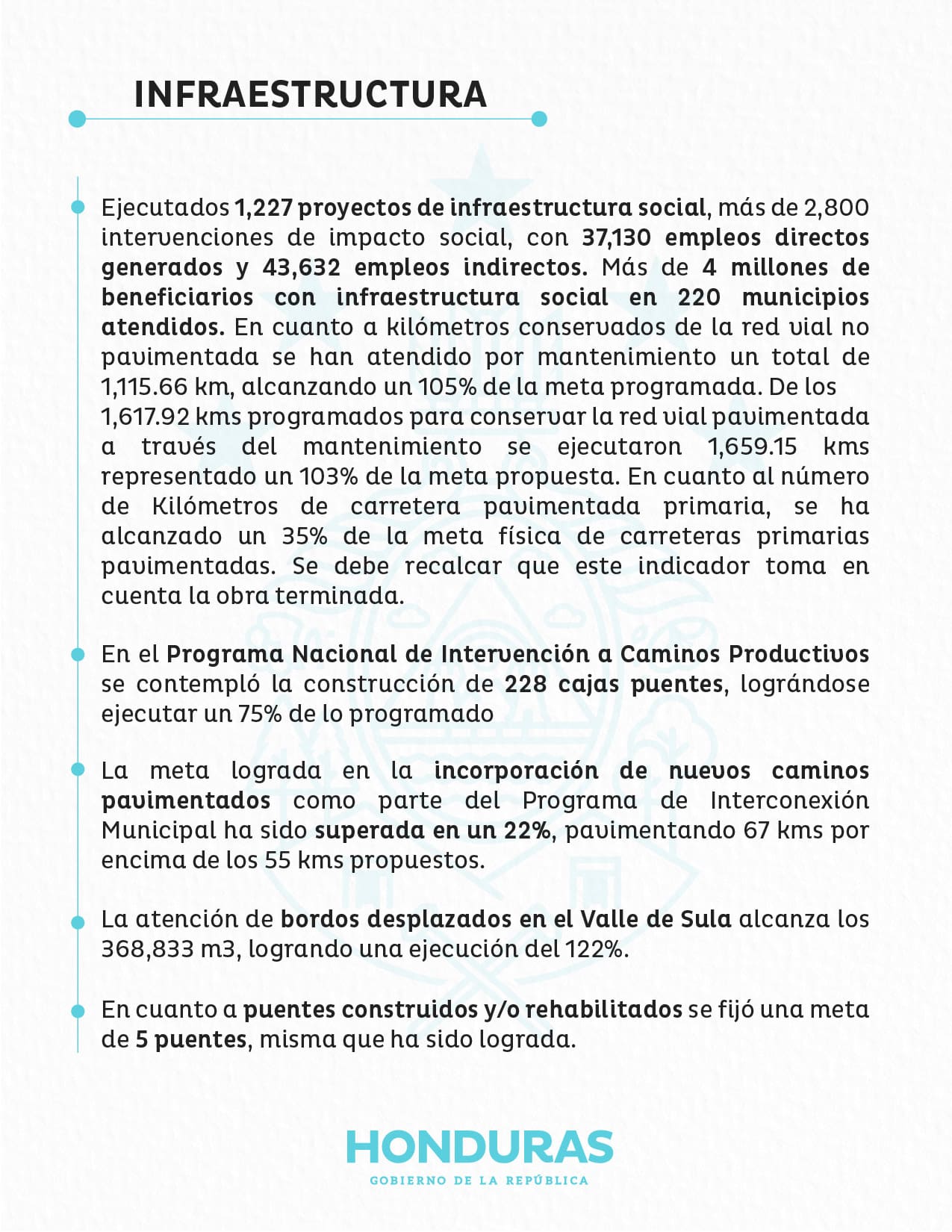 Logros 2022-2024 del Gobierno del Socialismo Democrático en Infraestructura