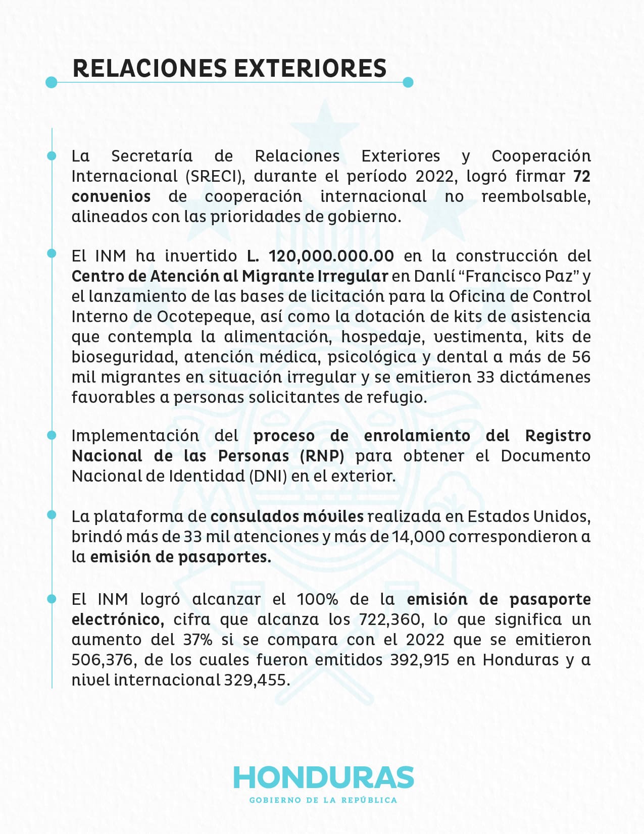 Logros 2022-2024 del Gobierno del Socialismo Democrático en Relaciones Exteriores