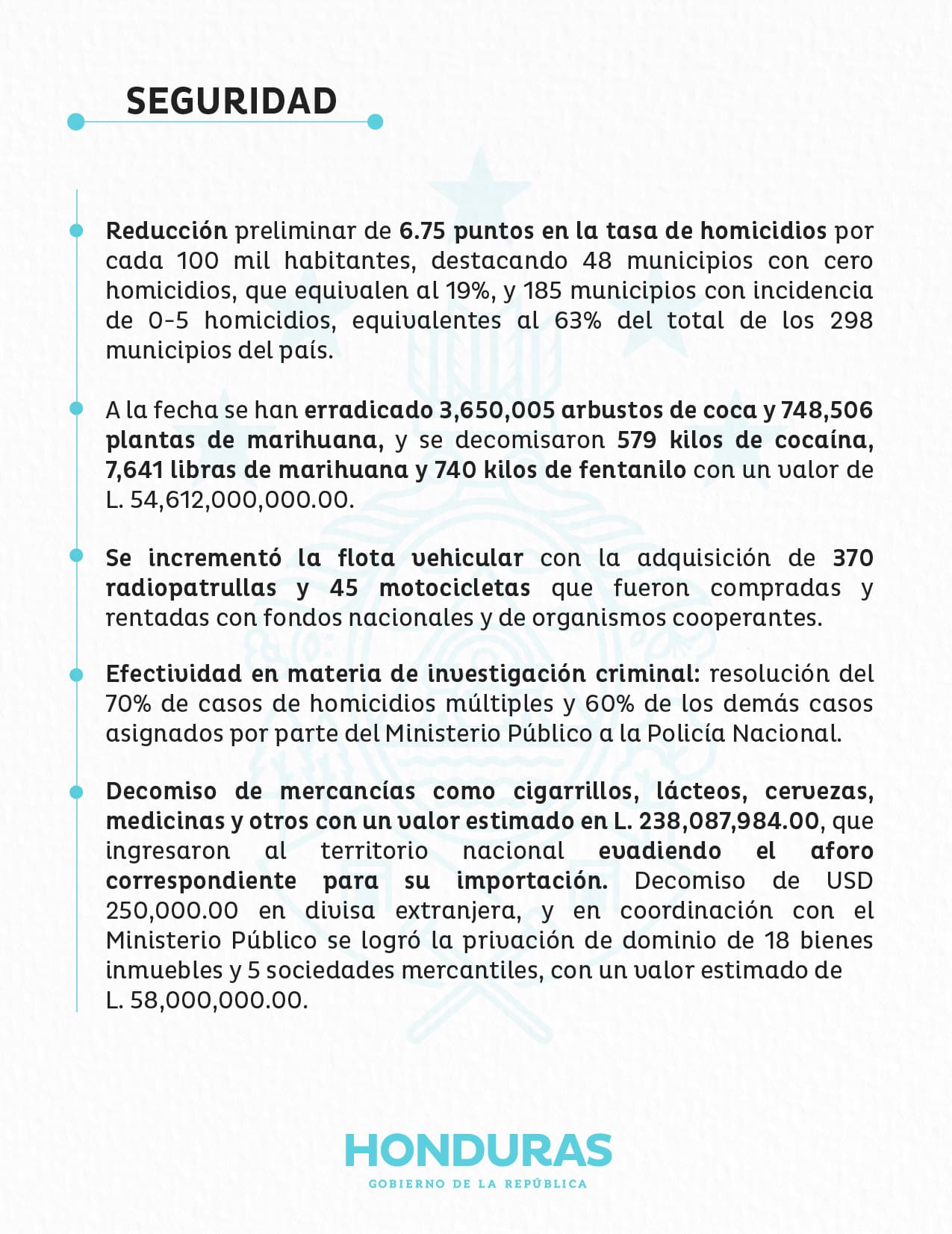 Logros 2022-2024 del Gobierno del Socialismo Democrático en Seguridad