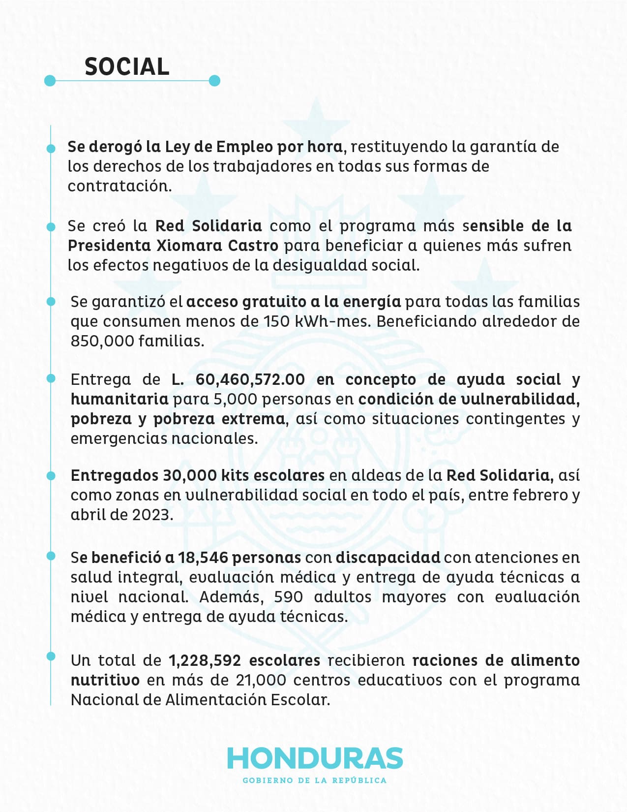 Logros 2022-2024 del Gobierno del Socialismo Democrático en lo social